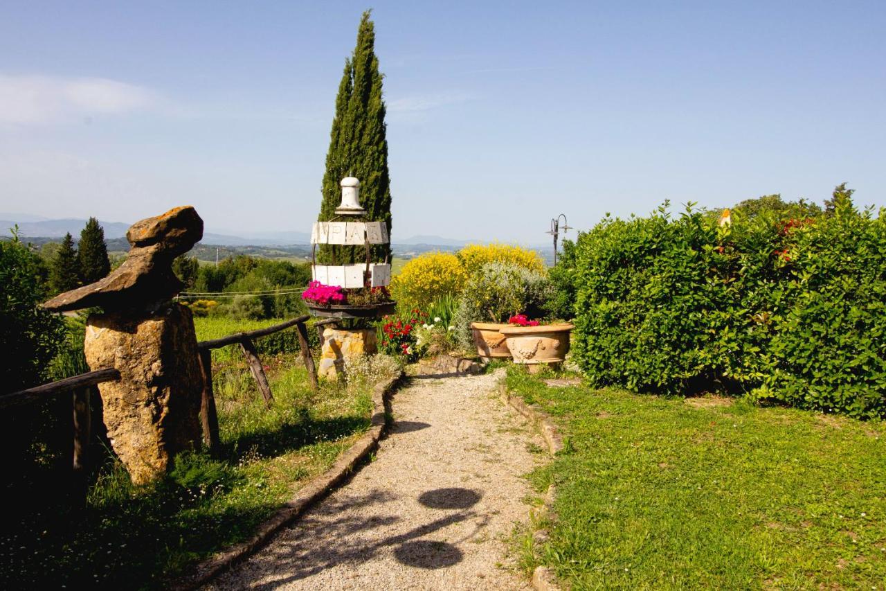 Agriturismo Poggio Pistolese Montaione Eksteriør billede