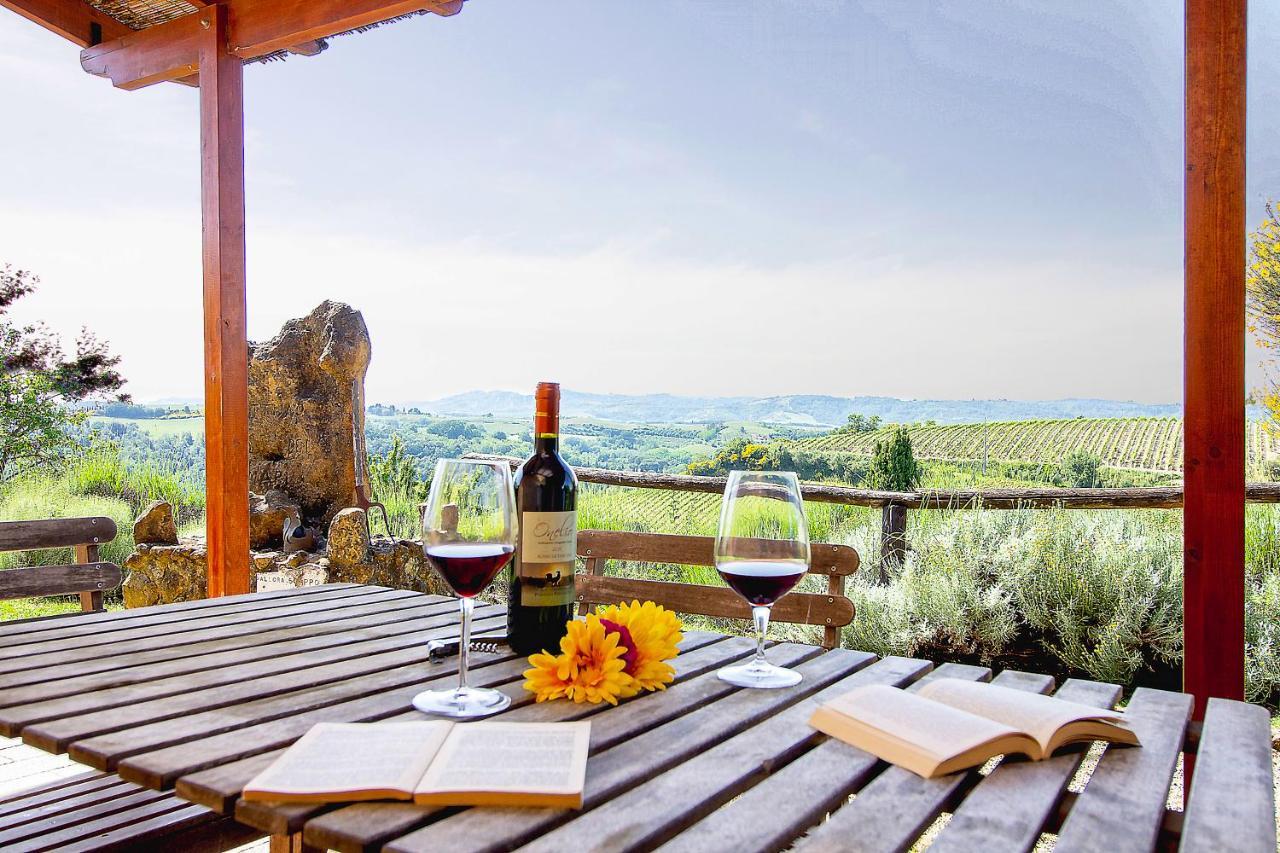 Agriturismo Poggio Pistolese Montaione Eksteriør billede
